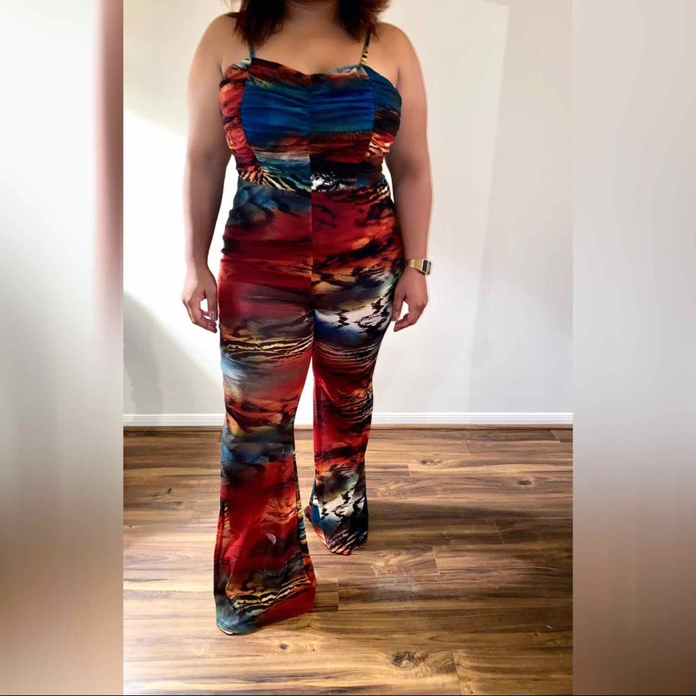 MULTI COLOR JUMPSUIT